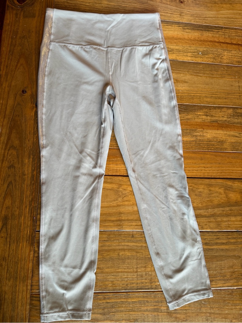 Athleta Kids High-Rise Leggings in Light Gray